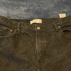 Abercrombie & Fitch Women's 90’s Straight High Ultra Rise Black Jeans Size 31/12